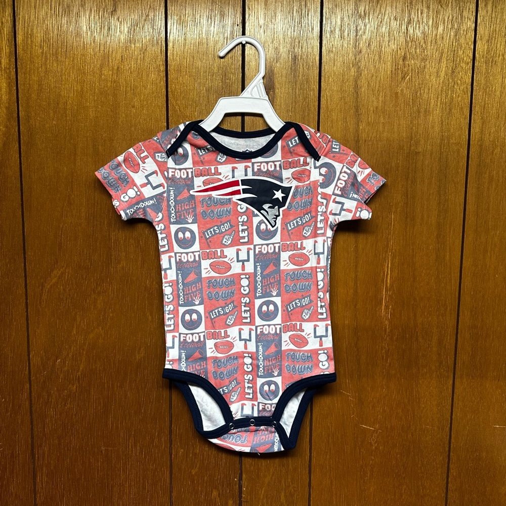 NFL New England Patriots Baby Onesie Bodysuit